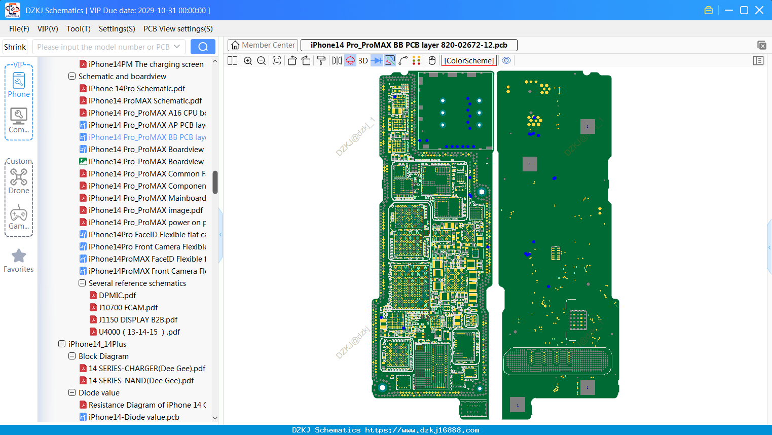 IPhone14 Pro_ProMAX BB PCB Layer 820-02672-12
